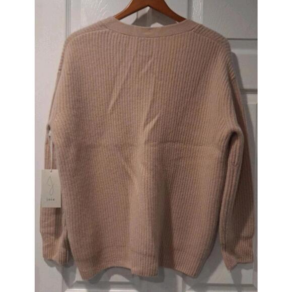 Joie Women's Cashmere Cardigan Sweater Size S Beige. - Picture 6 of 6
